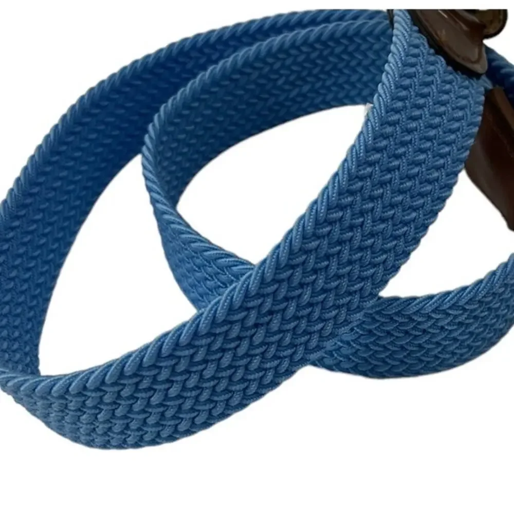 TOMMY HILFIGER Blue Fabric Belt SZ SM